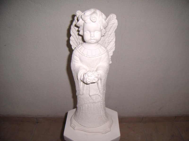 752-Anjo Barroco Crespo grande